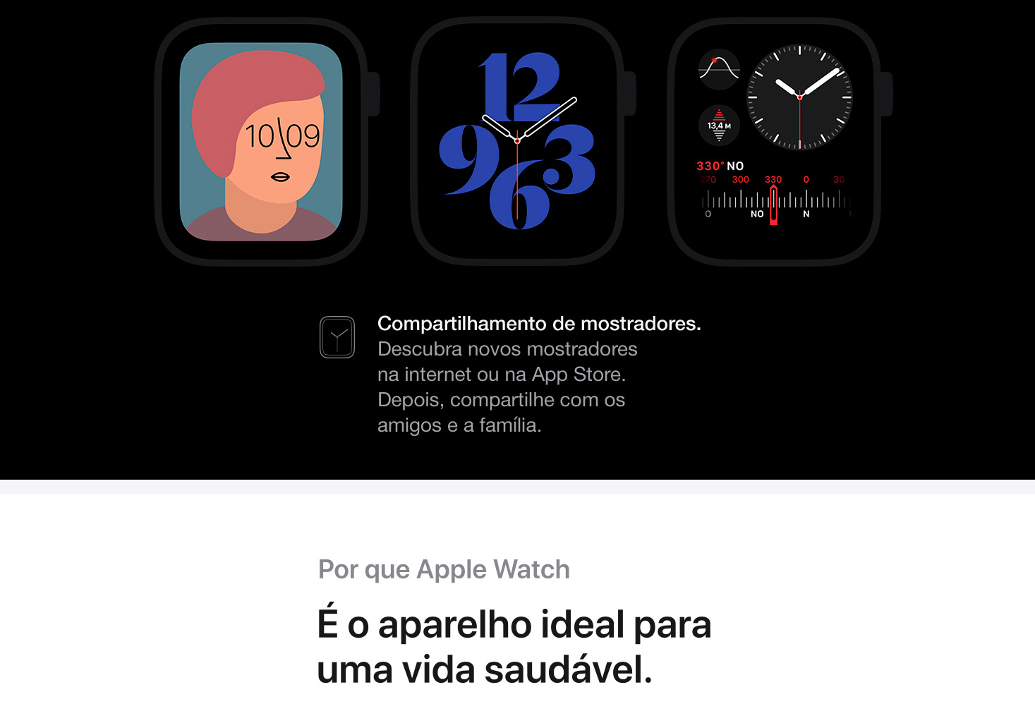 Apple Watch Series 6 (GPS) 40mm Caixa Dourada de Alumínio com Pulseira Esportiva Areia-Rosa